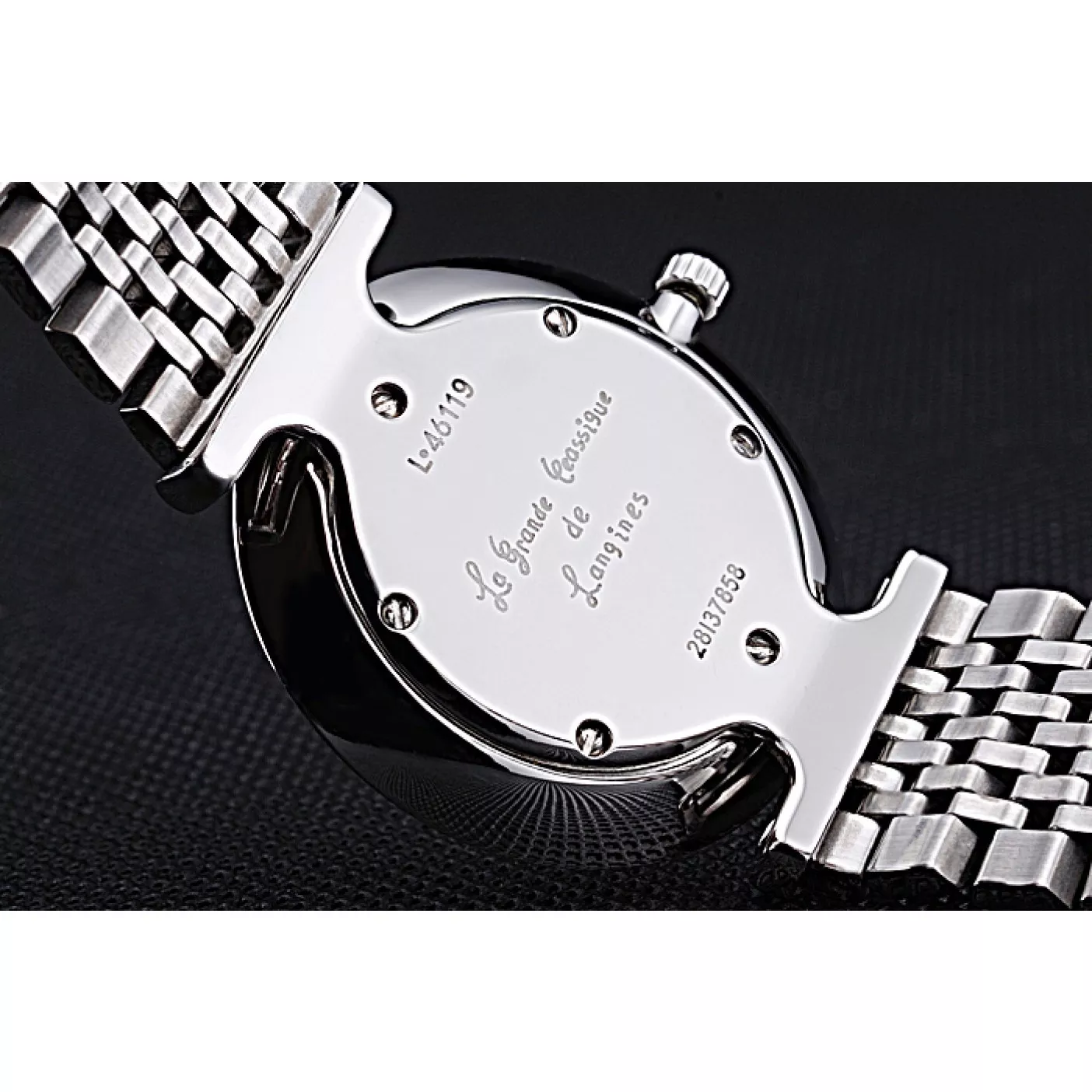 Aaa replica watch Longines La Grande Classique Stainless Steel Black Dial Diamond Markers Homme 622111 0123