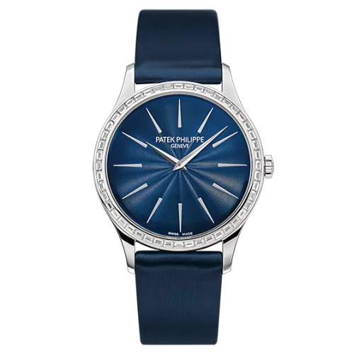 AAA Replica Patek Philippe Calatrava White Gold Midnight Blue Watch 4897 300G-001 0125