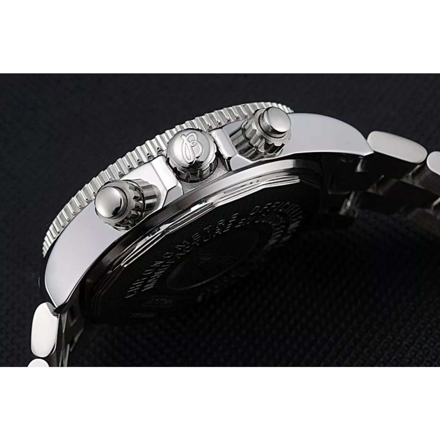 Aaa replica watch Breitling Superocean Chronograph II Black Dial Stainless Steel Bracelet 622428 0122