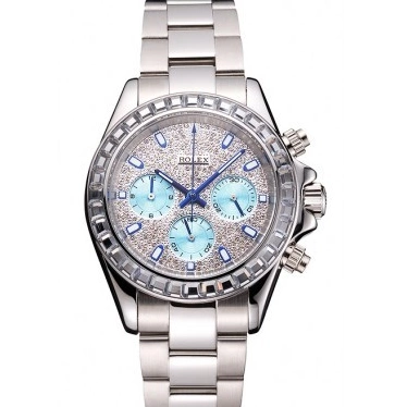 Aaa replica watch Rolex And And Diamond Dial Stainless Bracelet Bezel Daytona Steel Case 0227