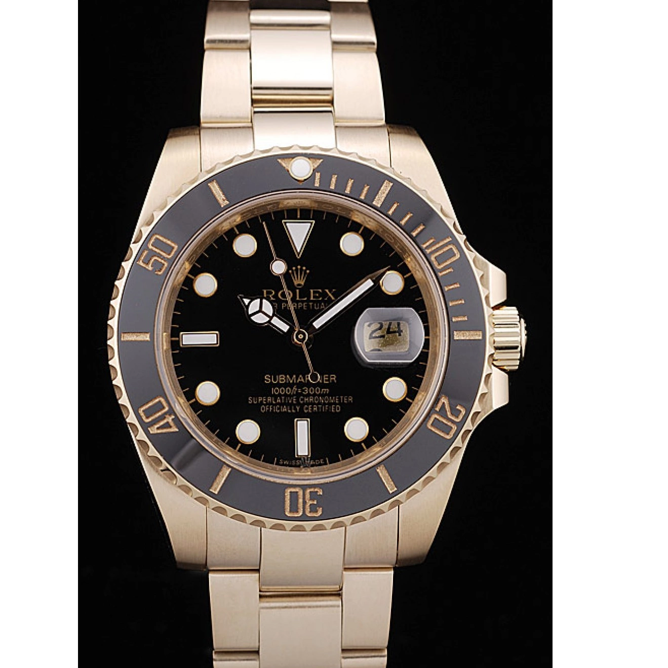 Aaa replica watch Ceramic 98231 Submariner Dial Bezel Rolex Black Black 0223