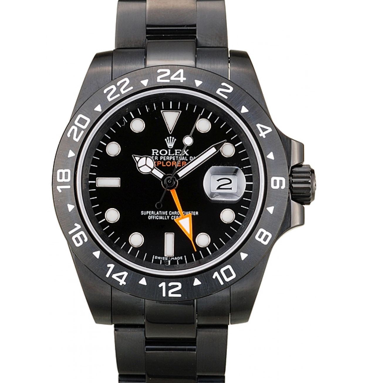 Aaa replica watch Dial Bezel Black Explorer 2385 Black Watch Rolex Ceramic 0211