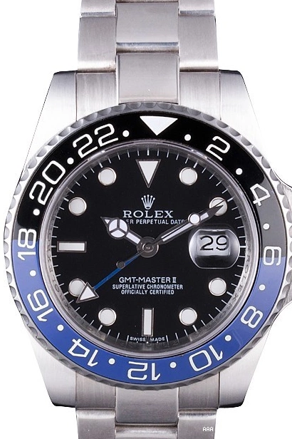 Aaa replica watch rl431 Rolex BLUE 621393 BLACK BEZEL 2013 MASTER GMT II 0227