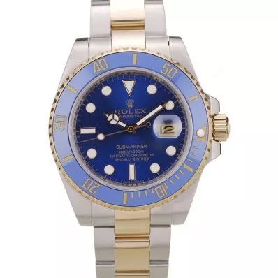 Aaa replica watch Rolex Submariner Blue Bezel Blue Dial 98230 0201