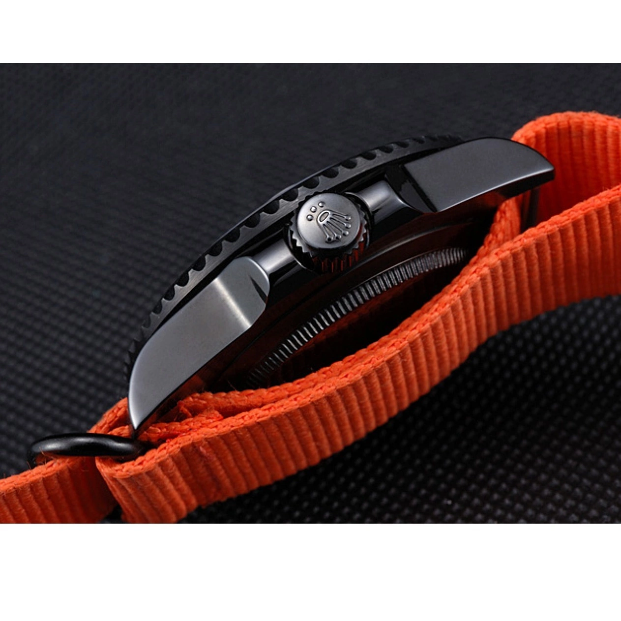 Aaa replica watch Strap Orange Submariner Rolex 622011 Nylon Stealth 0215