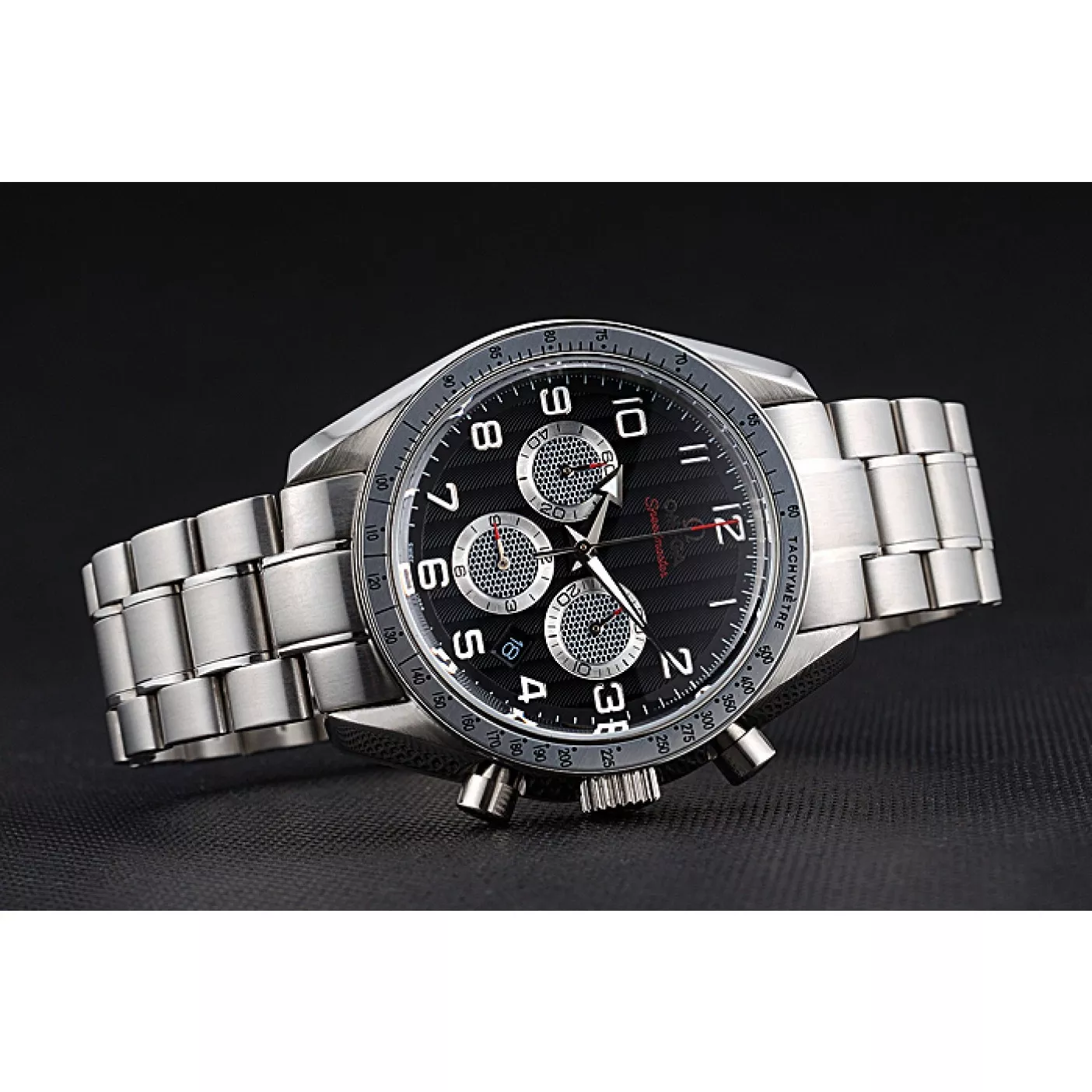 Aaa replica watch Omega Speedmaster Limited Edition 1957 Black Dial Stainless Steel Bracelet 622523 0203