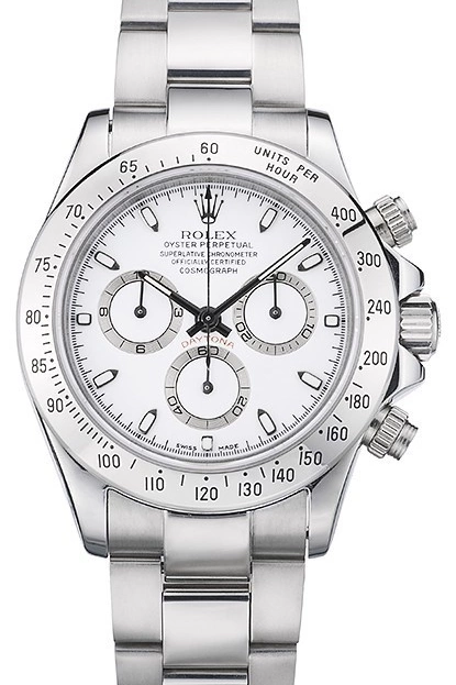 Aaa replica watch Swiss Steel Bracelet 80297 Daytona Stainless Dial Rolex White 0210