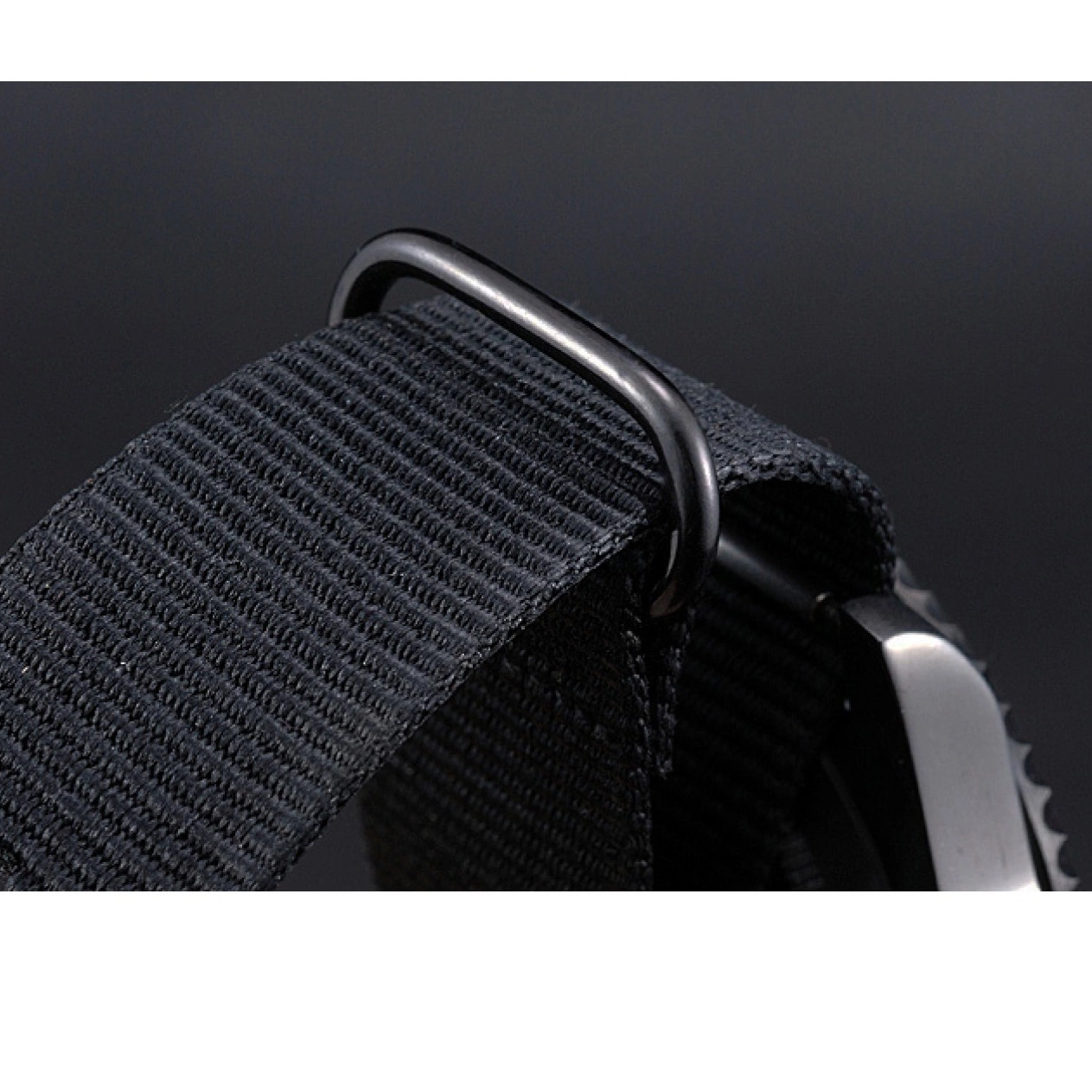 Aaa replica watch Strap Black Nylon 622006 Rolex Submariner 0216