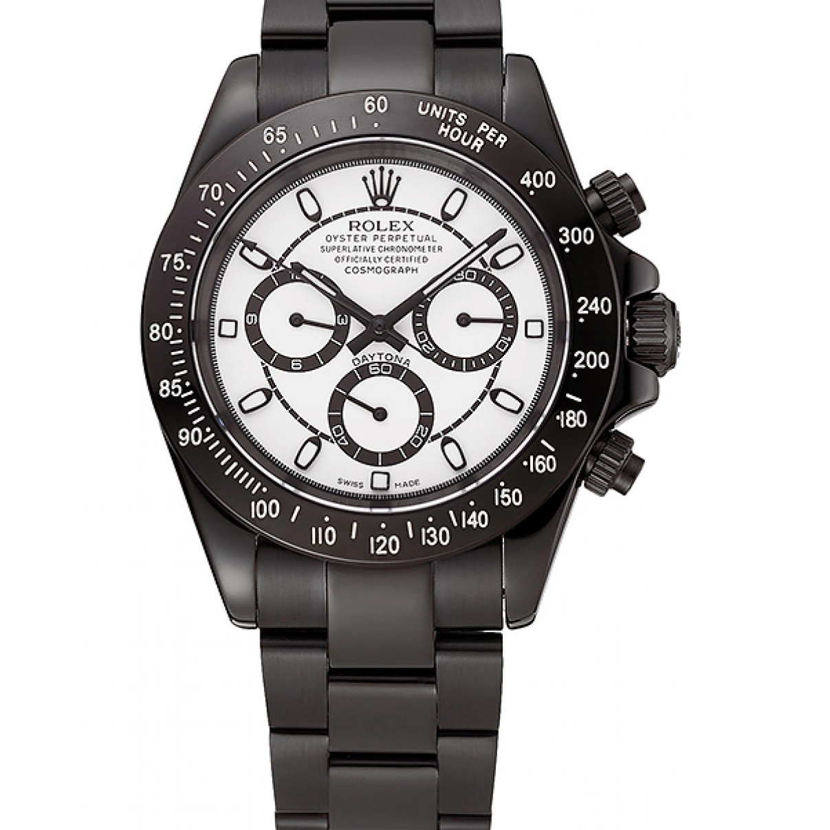 Aaa replica watch Dial Black Staineless White Steel 1454021 Midnight Bracelet Rolex Daytona 0222