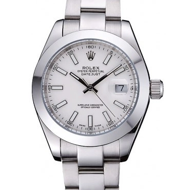 Aaa replica watch Steel Stainless White Case Dial Datejust Rolex 622266 0211