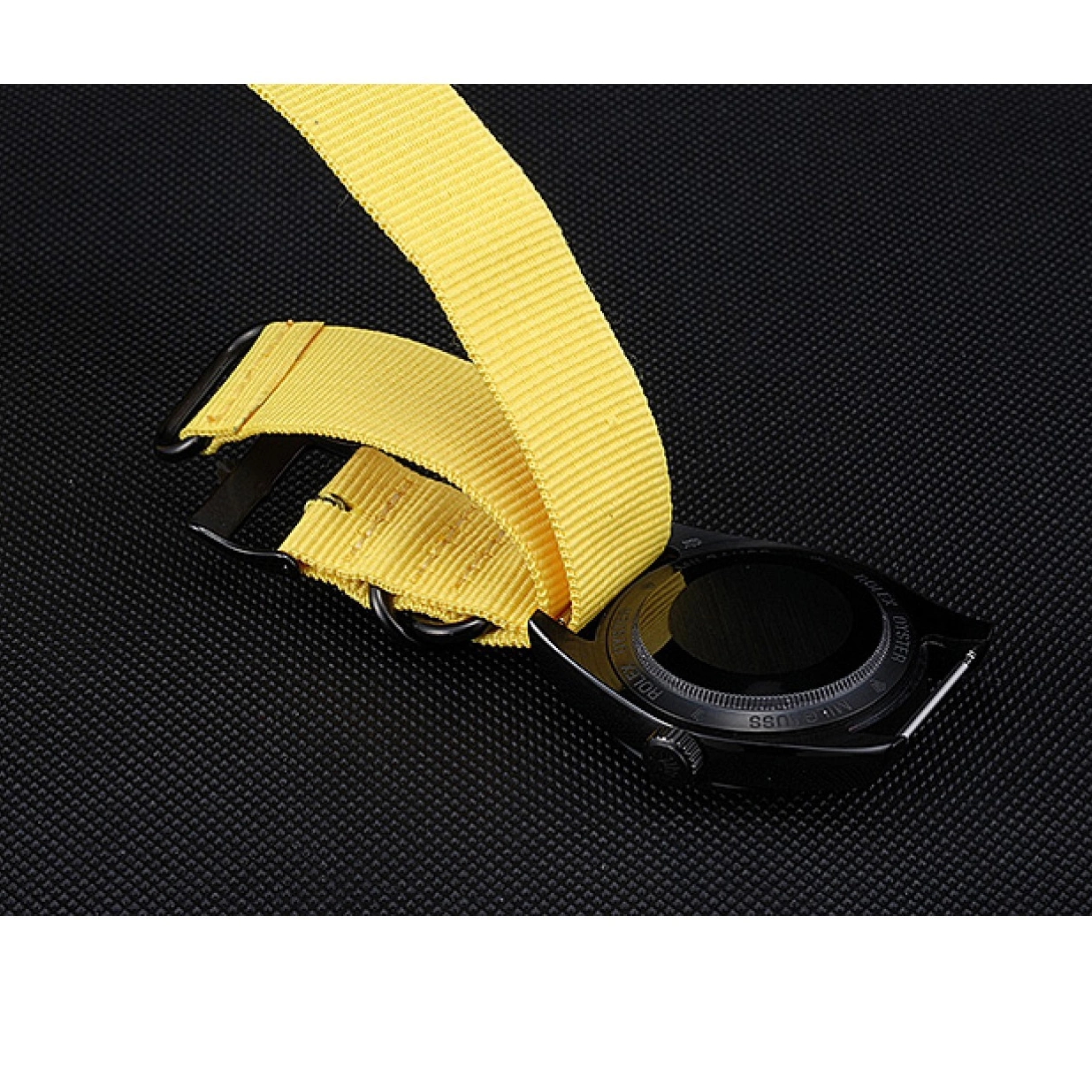 Aaa replica watch Strap Rolex Bamford 621999 Nylon Milgauss Yellow 0226