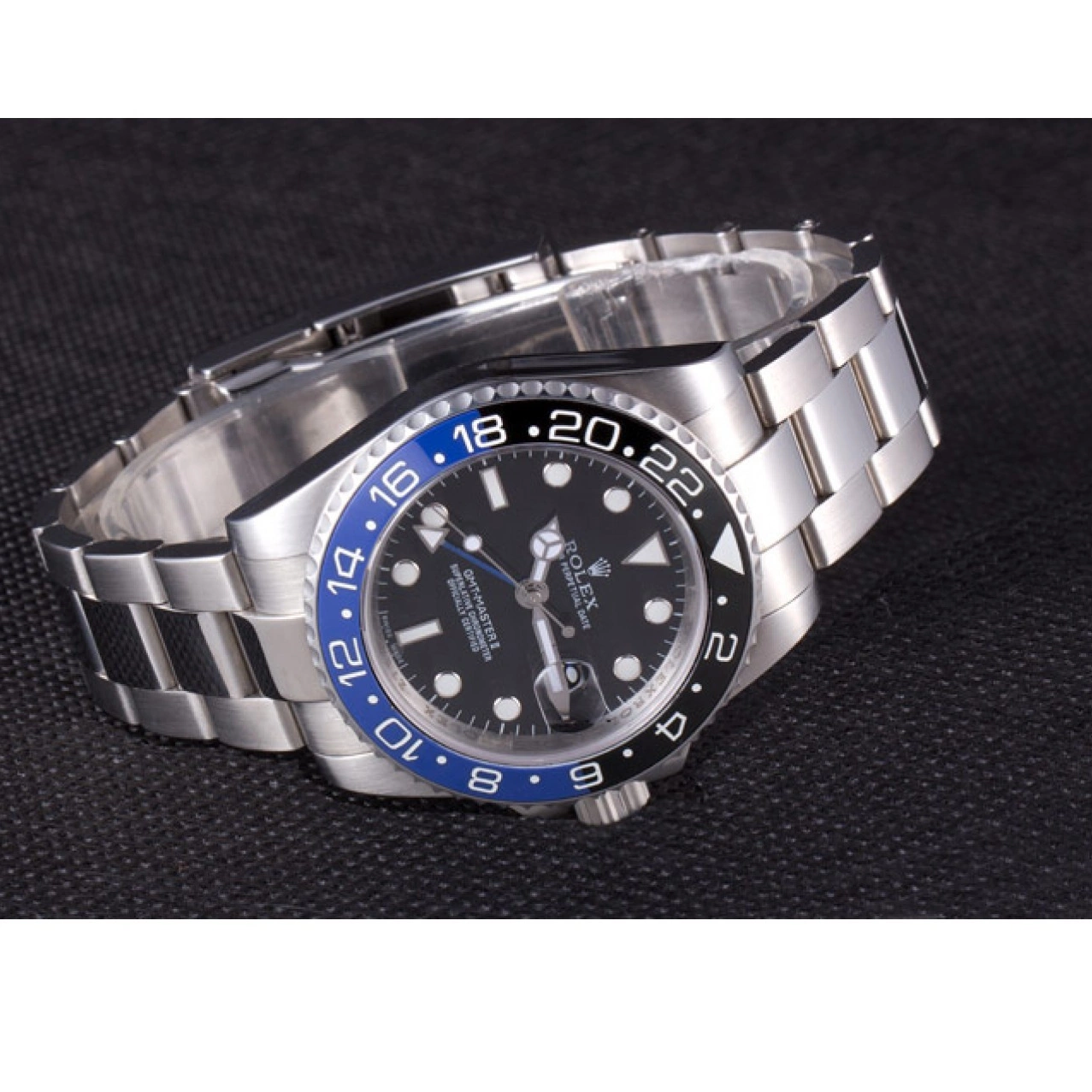 Aaa replica watch rl431 Rolex BLUE 621393 BLACK BEZEL 2013 MASTER GMT II 0227