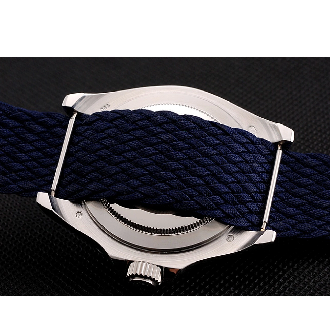 Aaa replica watch Blue Yacht Bracelet Rolex 1453868 Dial Master Fabric Blue 0226