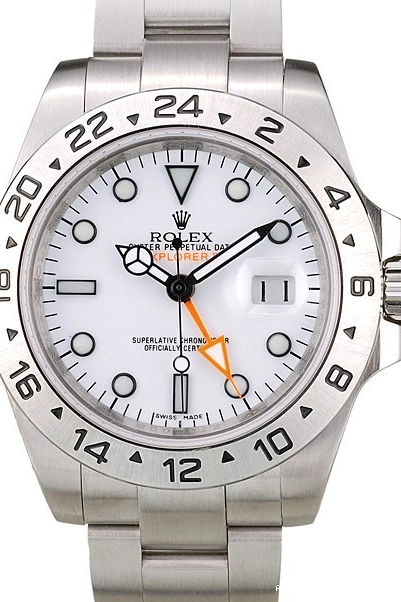 Aaa replica watch Rolex Dial Watch Explorer Stainless Bezel Steel White 0220