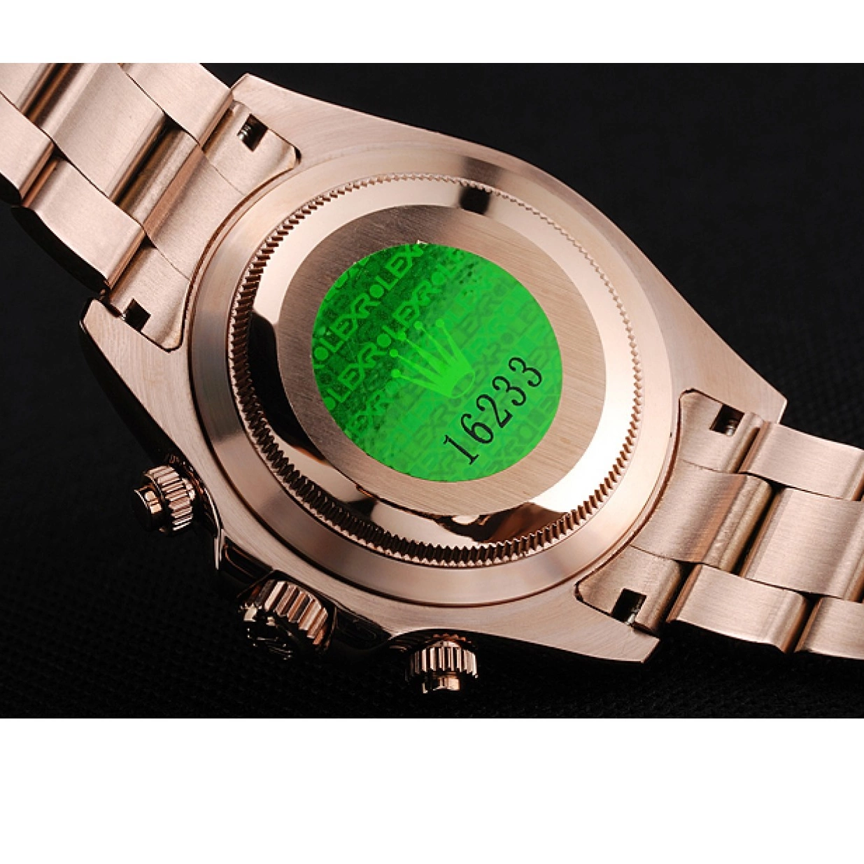 Aaa replica watch Bracelet 1454247 Dial Gold Cosmograph Pink Daytona And Rolex Case Rose 0223