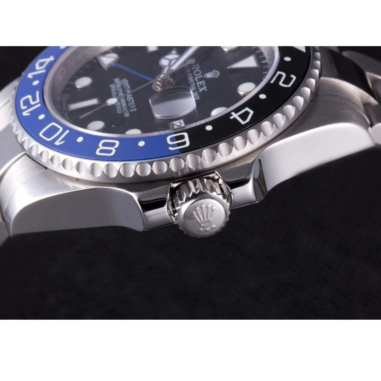 Aaa replica watch rl431 Rolex BLUE 621393 BLACK BEZEL 2013 MASTER GMT II 0227