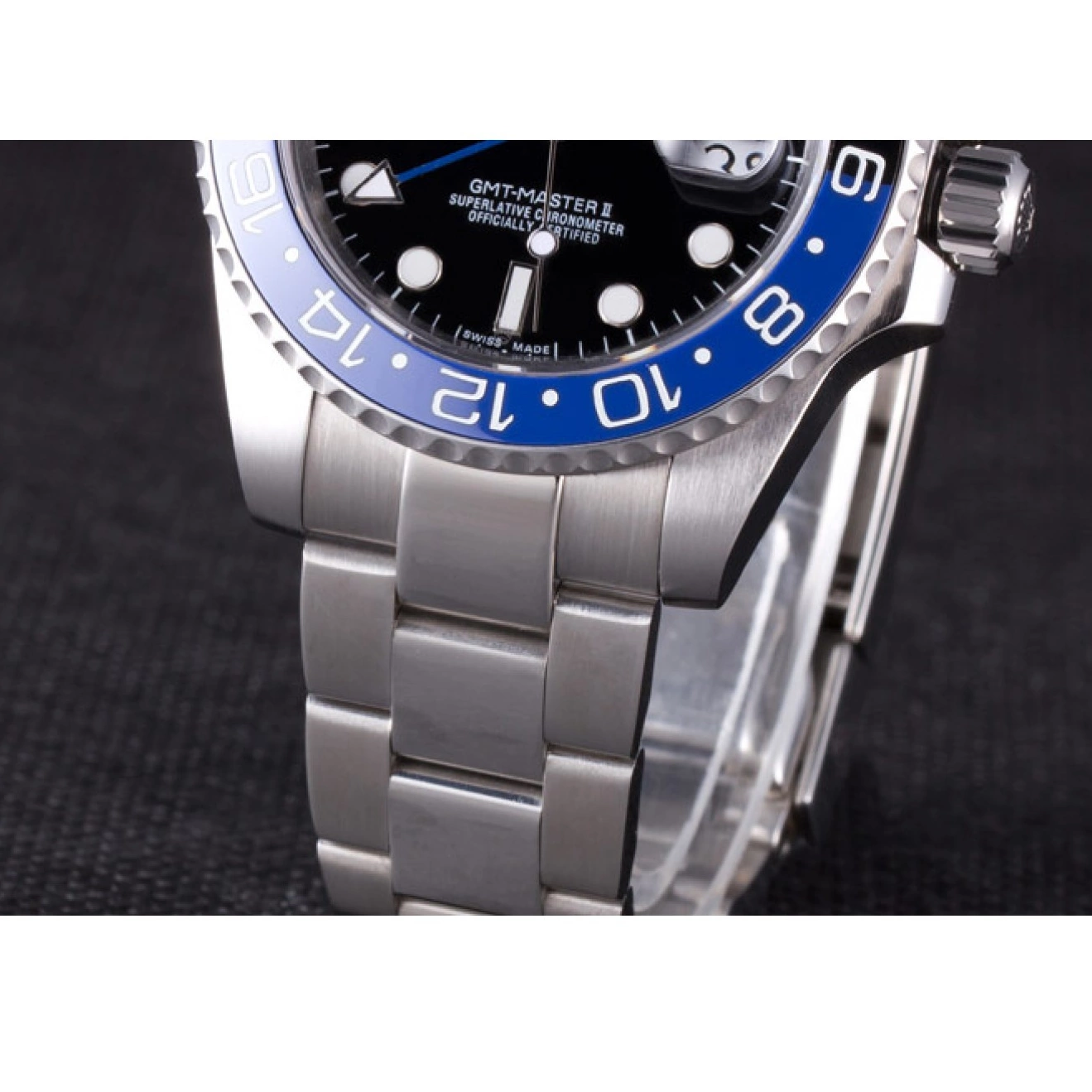 Aaa replica watch rl431 Rolex BLUE 621393 BLACK BEZEL 2013 MASTER GMT II 0227